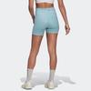 Adidas Solid Color Tight Yoga Fitness Shorts Women Shorts Sky-Blue HD9066