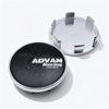 4pcs JDM Advan Racing Logo Emblem Badge Car Wheel Center Caps 54MM 49MM Wheels Hub Cap Rim Hubcaps Cover Replace Car Accessories
