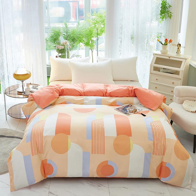 1Pc Boho Geometric Pattern 100% Cotton Duvet Cover Thicken Quilt Cover with Zipper Soft Comfortable Bedding for Kids Boys Girls