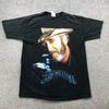 Vintage Don Williams Shirt Mens Large Black Graphic World Tour Country Music