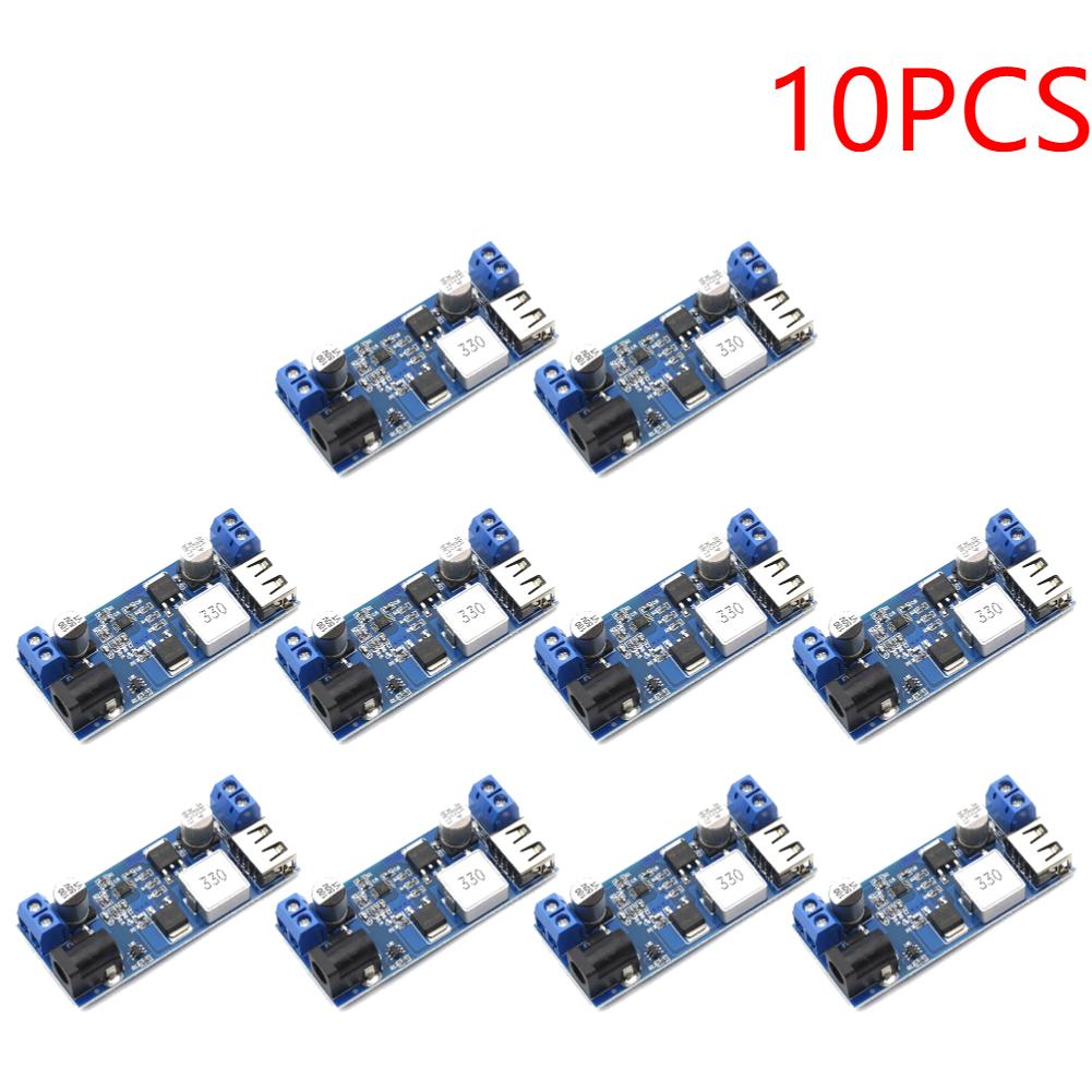DC-DC 24V/12V To 5V 5A Step-down Charging Module USB Buck Step Down Converter Module Step-down Power Supply Module for Phone