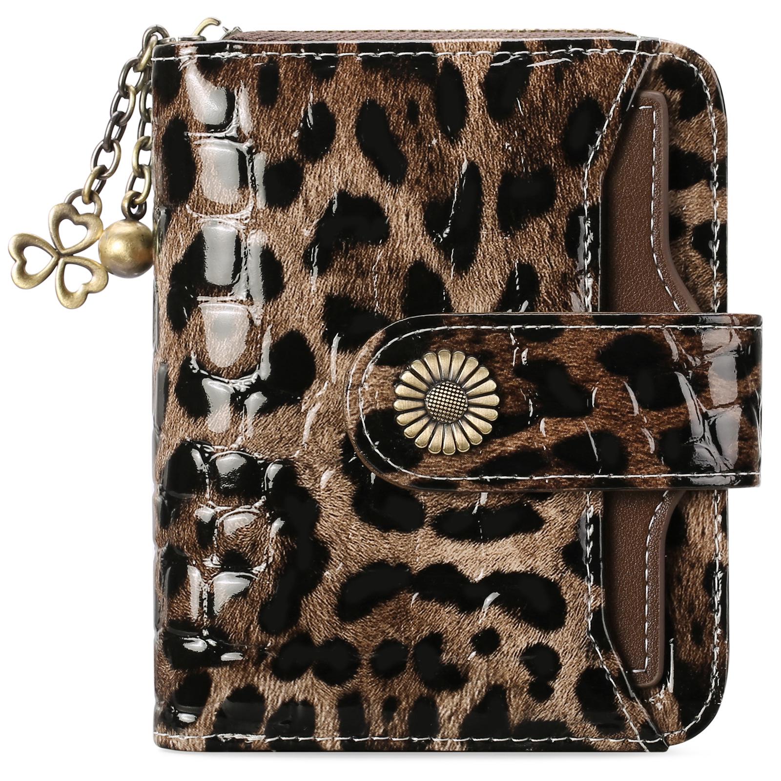 

Жіночий міні-гаманець з натуральної шкіри - короткий, багатофункціональний гаманець для монет і тримач для водійських прав, корейський стиль.