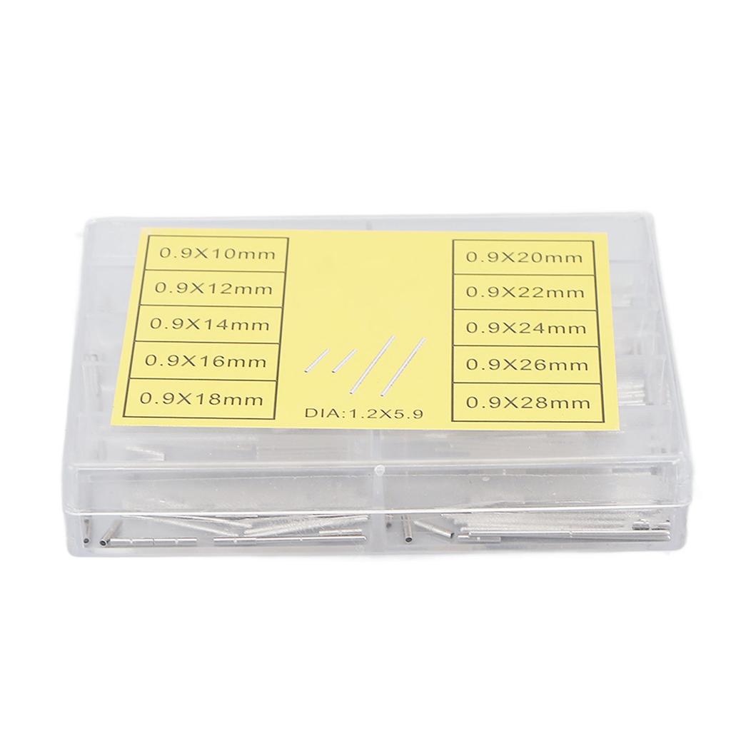 Professional Watch Tube Bar Steel Watchband Strap Clasp Link Pin Connecting Shaft 0.9x1.2mm