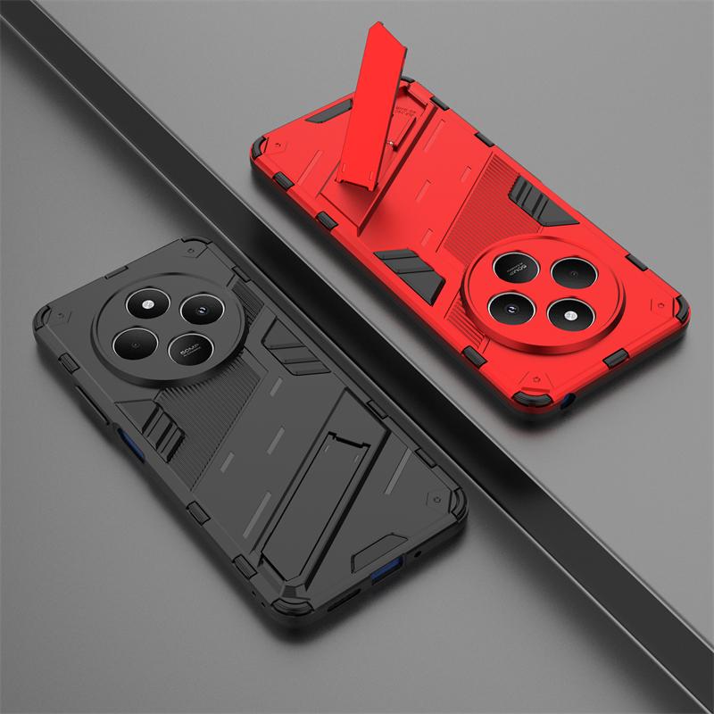 Phone Holder Case For Xiaomi Poco C75 Case Bumper Anti-knock Hard Armor Full Back Cover For Poco C75 Case For Poco C75 6.88 inch