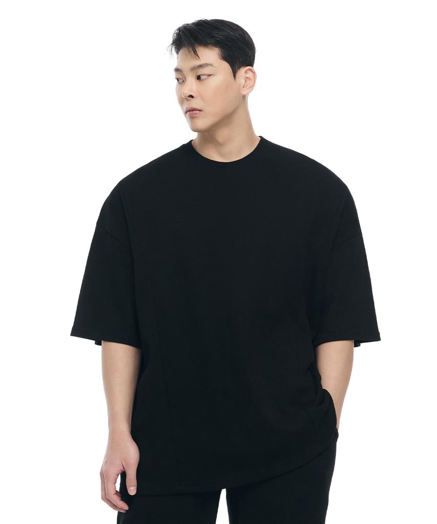 BYSEC Double Mesh Oversized Short Sleeve T-Shirt_2 Colors