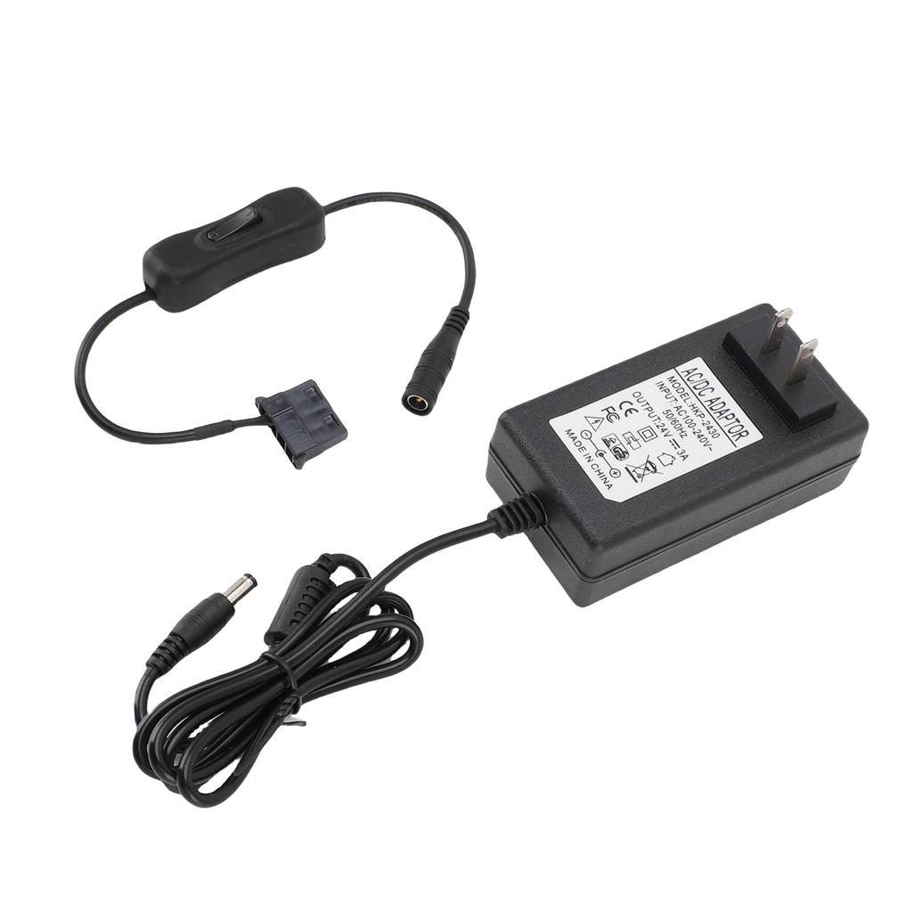 External Power Supply Adapter 3A 5.5x2.5mm Output Interface Stable Performance 24V Converter for