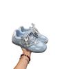 Super Soft-soled Leather Mesh Inner Height Increase German Training Shoes Women's 2025 Spring and Summer Pairs of Shoelaces Show Feet Small Sports 