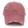 Adjustable Distressed Peaked Cap Visor Baseball Hats Streetwear Sun Hat  For Man Women Unisex