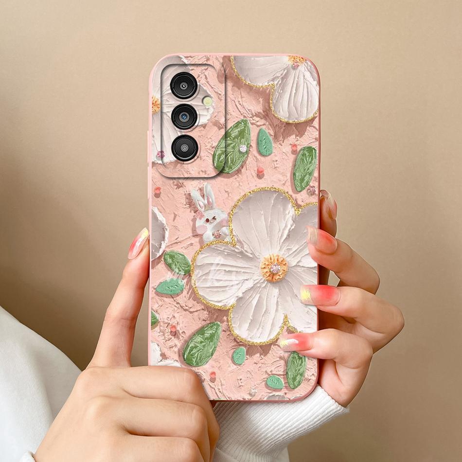 For Samsung A15 A14 Phone Case Hawaii Vacation Style Back Cover Liquid Silicone Camera Protector For Samsung A 15 Carcasa Capa