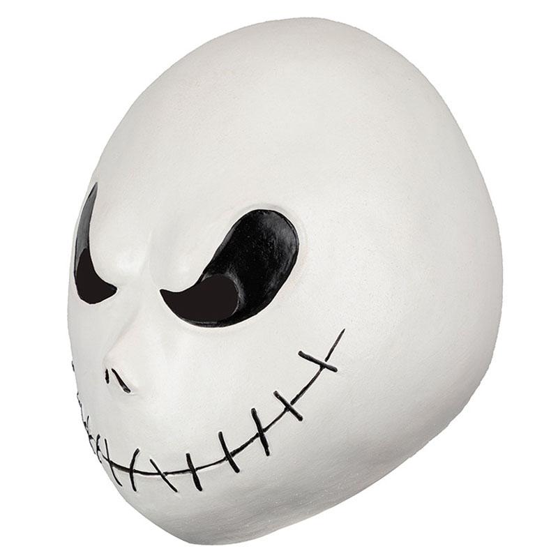 Ultima Maschera Cosplay di Jack Skeletron di Horror progettata per Adulti La Maschera di Jack de Nightmare Before Xmas Costumi Spettrali per le Feste Giocattolo Decorazione
