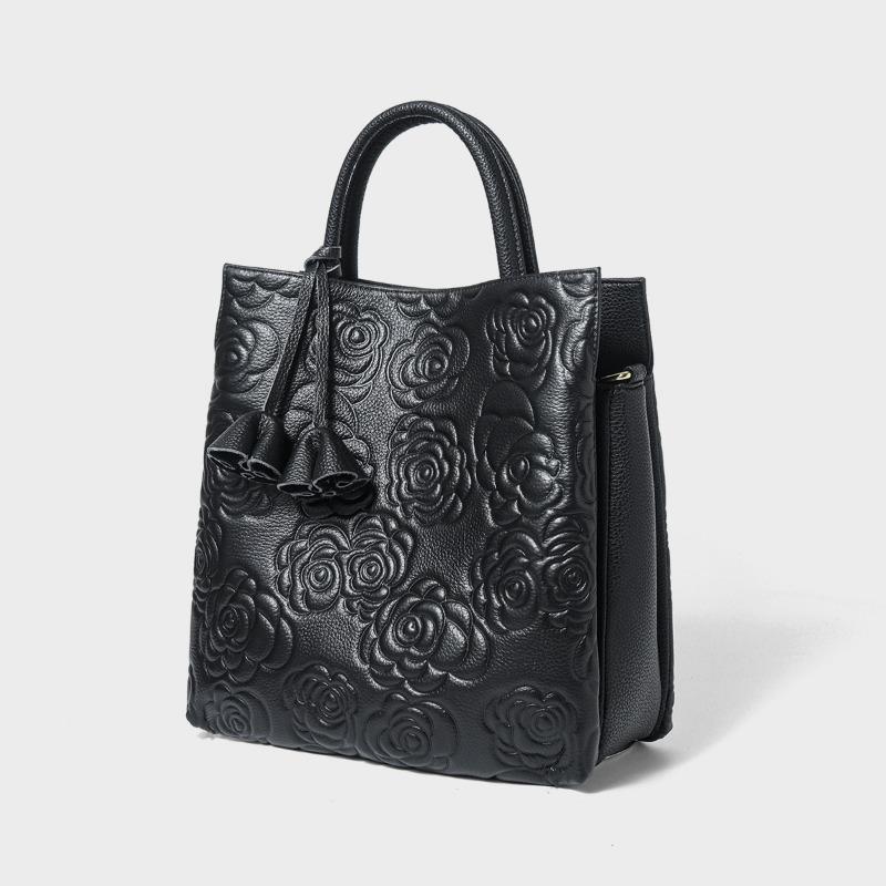 Genuine Leather Women's Bag Handbag Fashionable Large Bag Single-shoulder Crossbody Bag