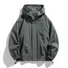 Spring and Autumn Fashion Men's Plus Size Men's Jacket Japanese Outdoor Hooded Casual Jacket Jacket