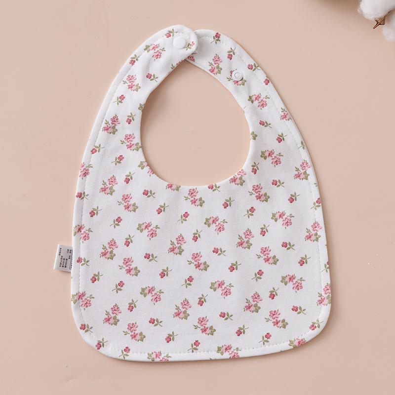U-Shaped Pure Cotton Bib - Super Soft, Waterproof, Adjustable for Newborns, Ideal for Autumn/Winter