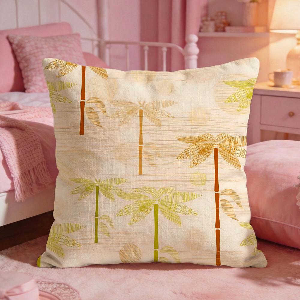PlantPalm treeS Cushion Cover Premium Comfort Reversible Pillow Cove Two in One Design for Any Room Car Interior