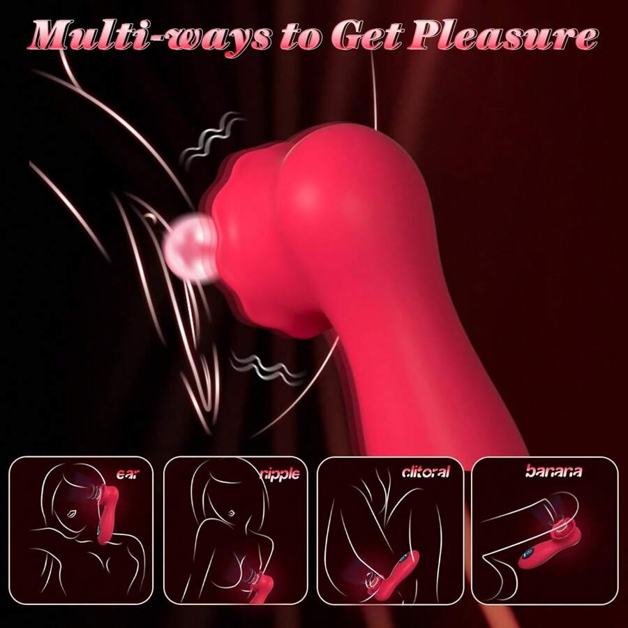 LCD Display Rose Sex Toys, Vibrating Rose Adult Female Couple Sex Toys, Female Clitoral Nipple Vibrator, Clitoral Stimulator Female