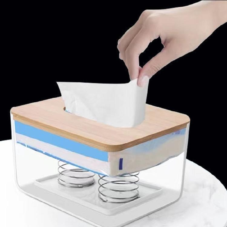 Smooth Lift Tissue Dispenser Spring Plastic Organizer Automatic Lift Paper Towel Spring Pallet Accessories