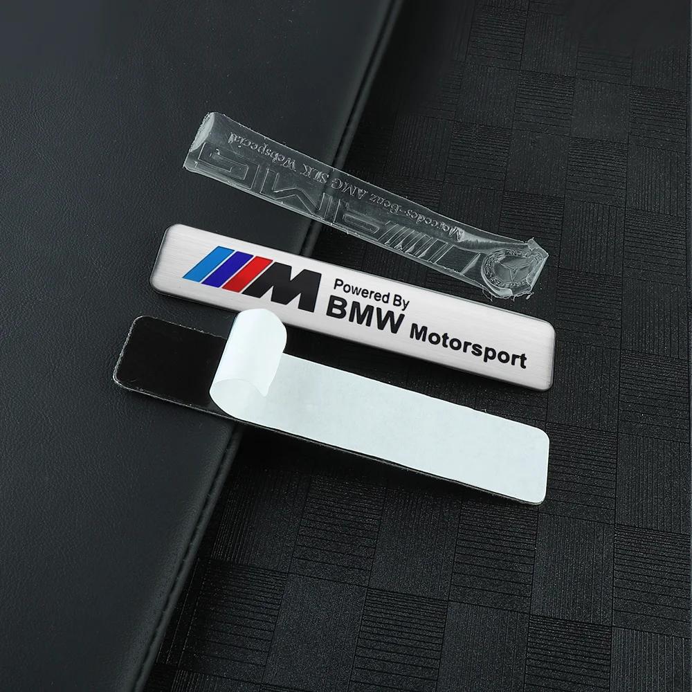 YMZP2 3D Aluminum Car Tail Trunk Body Decoration Sticker AUTO Badge For BMW X1 X3 X4 X5 F15 X6 F16 G30 7 Series G11 F48 F39 520 525 M