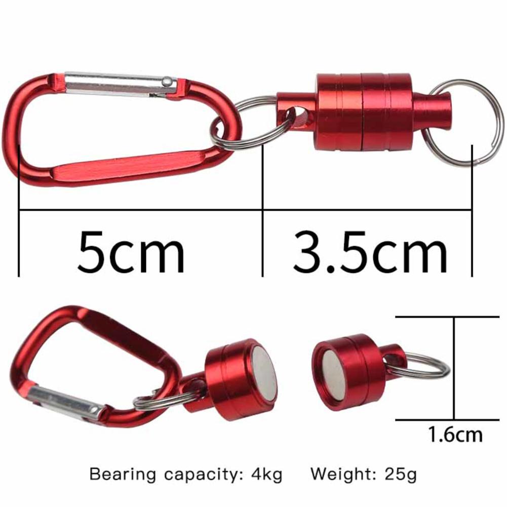 Magnetic Clasps Multi-function Strong Magnetic Mountaineering Buckle Anti-loss Rope Carabiner For Outdoor Fishing