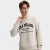 New FILA Sweatshirt Men's Light Khaki Heather Gray F11M435207FLK