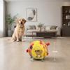 1/3Pcs Squeaky Dog Plush Toy with Built-in Bell, Soft Stuffed Ball Hanging Dog Training Toy, Interactive Pet Chew Toys for All Breeds