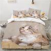 Border collie Bedding Set for Kids Boys, Cute Dog Cat Printed Duvet Cover Set, Twin/Full/Queen/King Bed Linen 200x200 140x200