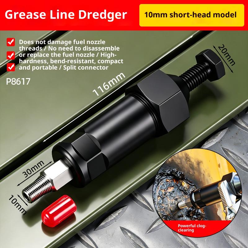 Heavy Duty Split Grease Zerk Fitting Cleaner Tool For Auto Tractor Excavator Farm Construction Machinery Maintenance