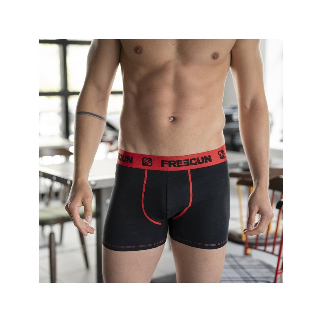 FREEGUN Lot De 6 Boxers Homme Coton "B7 Color & Camou
