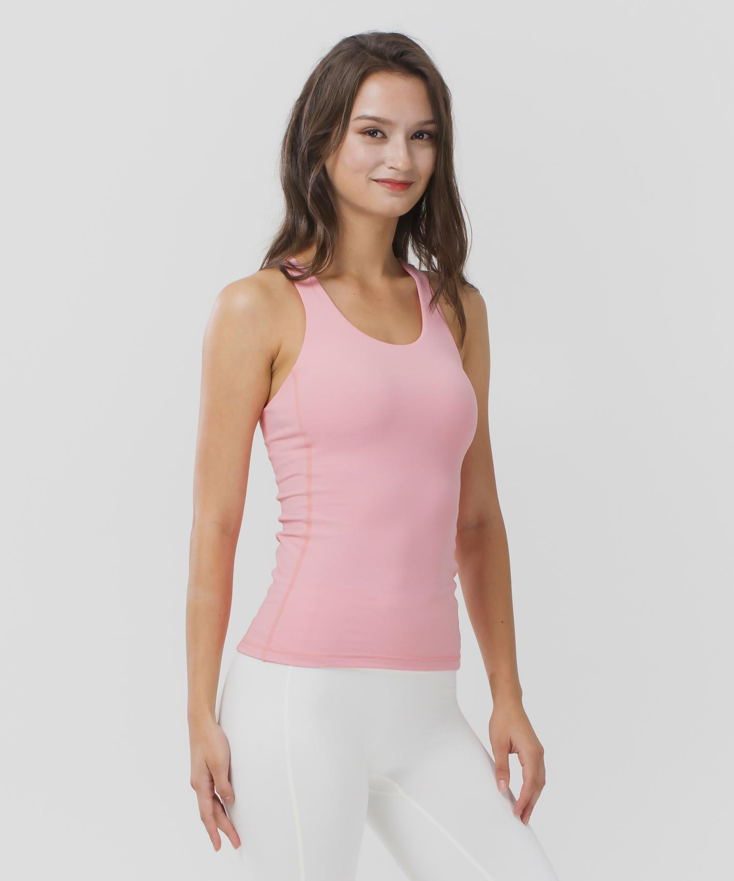 Reina Mora Stretch Tank Cornflower Pink Light Pink/[M-55-66] T157