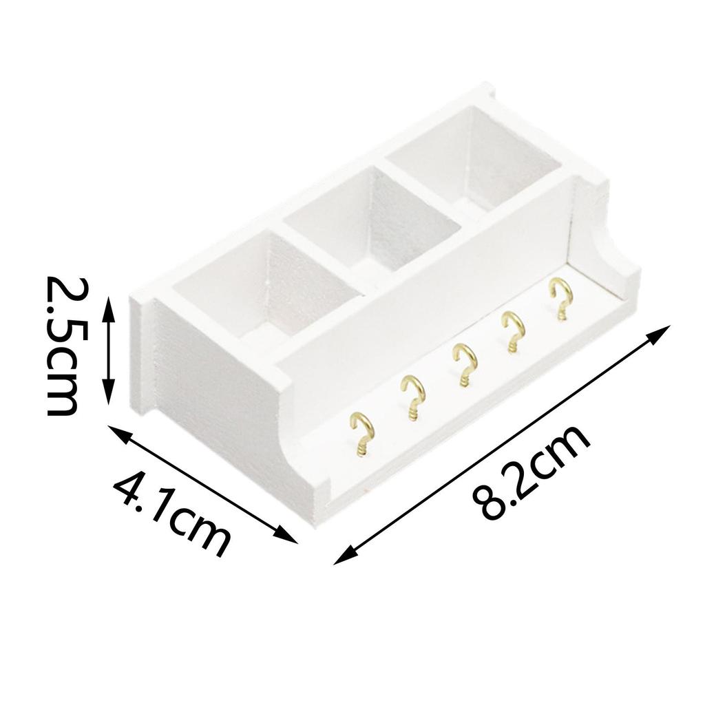 1:12 Miniature Dollhouse Storage Shelf Model Display Pretend Play Rack