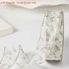 2.5Cm/4Cm 10 Yards Dainty Floral Fishnet Lace Trim For Cake, Bouquet, Gift Wrap And Handmade Hair Bows