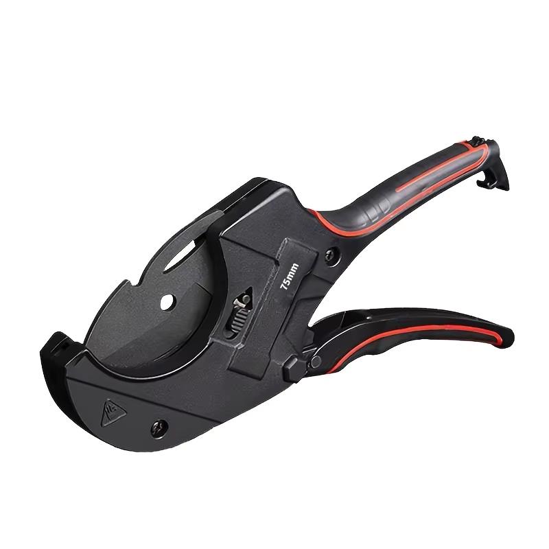 Aluminum Alloy Pipe Cutter, Professional Plumbing Tool, with Steel Blade, Ratchet Self-Locking Design, for PVC and PPR Plastic