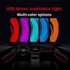 LED Decorative Car Interior Modification USB Atmosphere Light Cable Set For Golf Versa Tucson City-New Condition