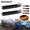 2X For 09-14 Ford F-150 F150,Raptor 2010-2014 Smoked LED Side Rearview mirror Turn Signal Marker Reflector Lights 9L3Z17E748BA
