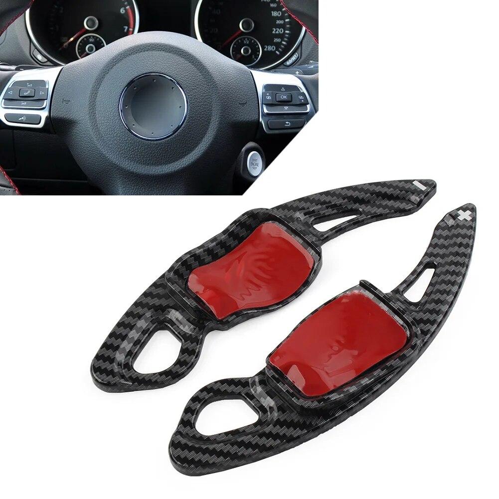 Car Steering Wheel Paddle Shifter Extension For Volkswagen Golf 5 Golf 6 Jetta Passat Polo Sharan Tiguan Touareg Touran Scirocco