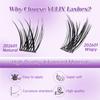False Eyelashes Thick 80D Segmented Hair Natural Large Capacity Eyelashes Explosion