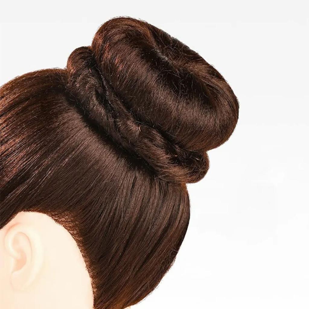 Hair Bun Maker Set Different Sizes Elastic Hair Donut Bun Maker Set with Hair Bands and Hair Pins