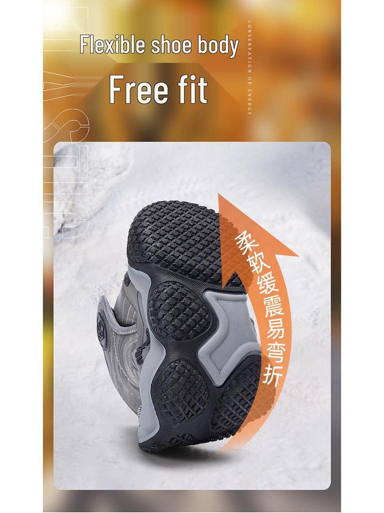 Children's Winter Snow Boots - Plush, Warm, Anti-Freeze Cotton Shoes for Boys & Girls