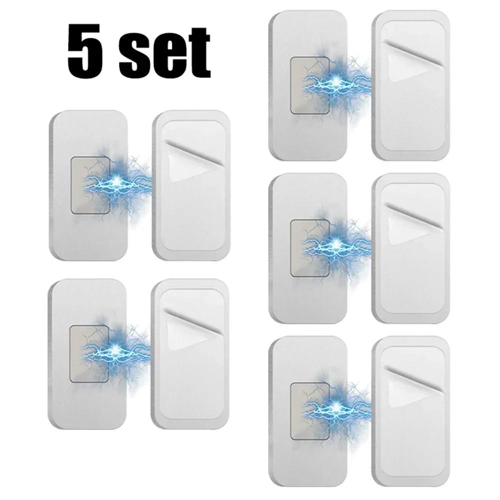 1/5set Magnetic Cabinet Catches Adhesive Invisible Magnets Latches Closet Door Catch Wardrobe Cupboard Door Closer Hardware