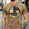 Vintage Cowboy Graphic T Shirt Retro Western Outlaw Print Unisex Soft Cotton Crew Neck Short Sleeve Trendy Casual Tops