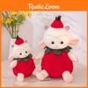 Strawberry Plush Sheep Toy Cute Animals Soft Stuffed Doll Children Holiday Gift