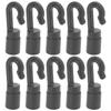 10Pcs Kayak Canoe Bungee Shock Cord Hooks Plastic Cord Rope AntiCorrosion Hooks for Boat