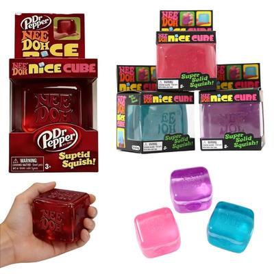 Needoh Cubo Agradable Relajador de Estrés Sensorial Herramienta Fidget para Ansiedad y Concentración Cubo Sensorial de Escritorio para Adultos y Niños