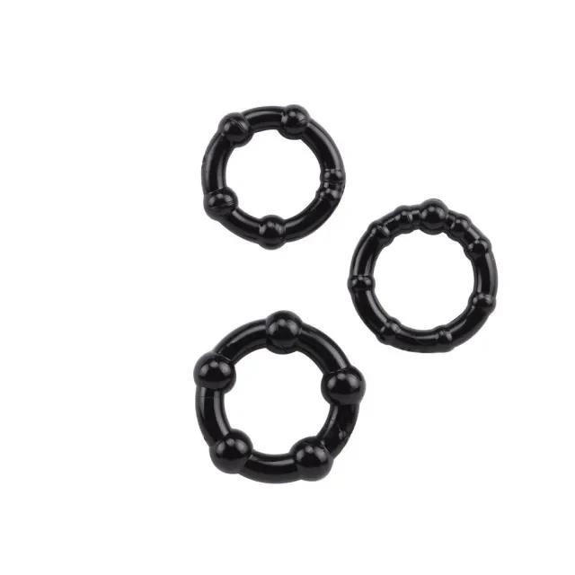 Cock Rings Silicone Ball Stretcher Delay Ejaculation TPE Penis Ring for Men Sex Toys Adjustable Semen Lock Ring SM Penis Sleeve