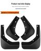 Car Tire Mud Flaps Leather for Ford Kuga/Escape 2013-2019