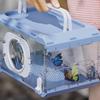 Waterproof Portable Hamster Cage Transparent Pet Observation Box  Kindergarten Science Toy
