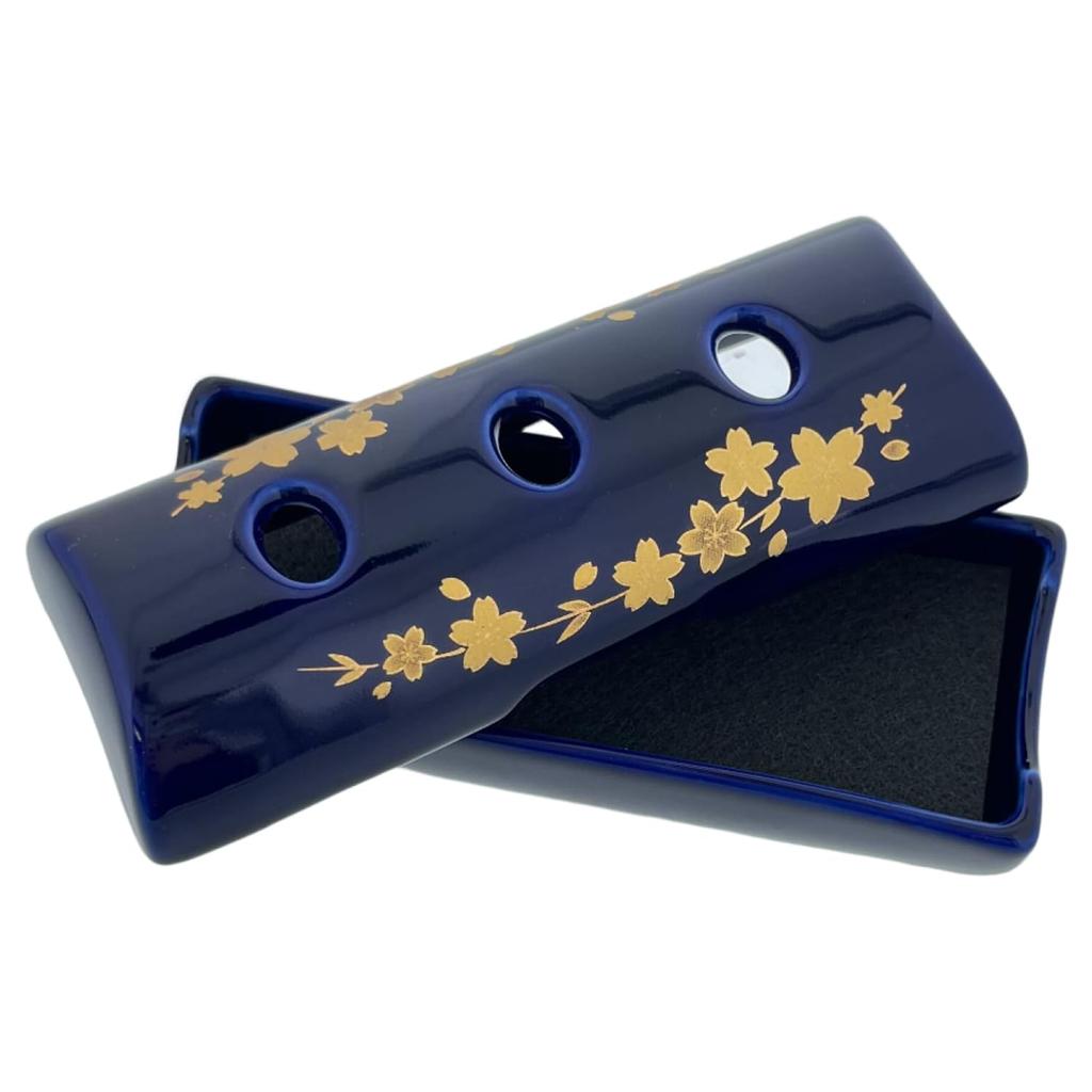 Nippon Kodo Laying Incense Plate Small Lazuli and 1 Cherry Blossom