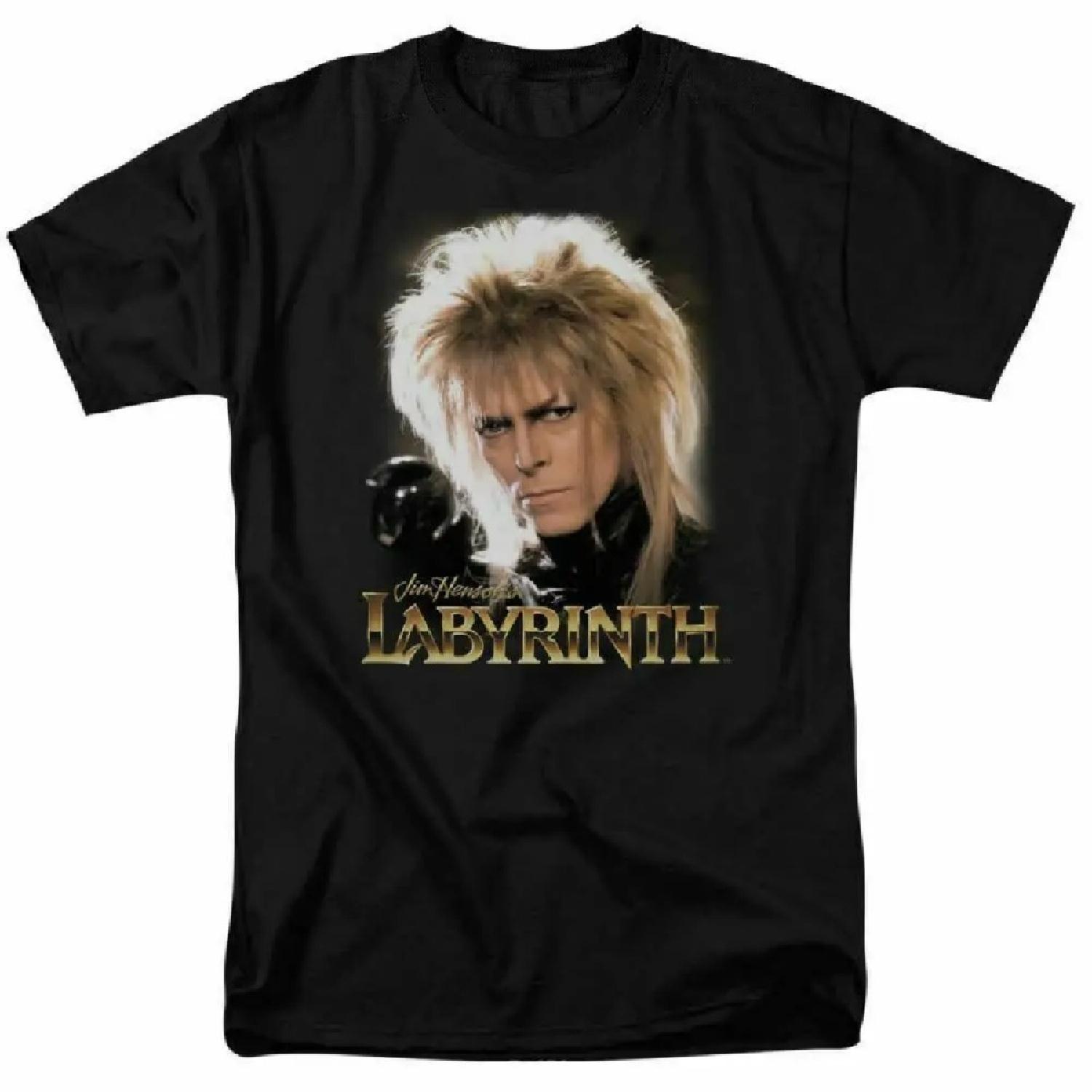 

Labyrinth Jareth T Shirt Mens Licensed Classic Movie Tee Goblin King Black XXXXXL чёрный