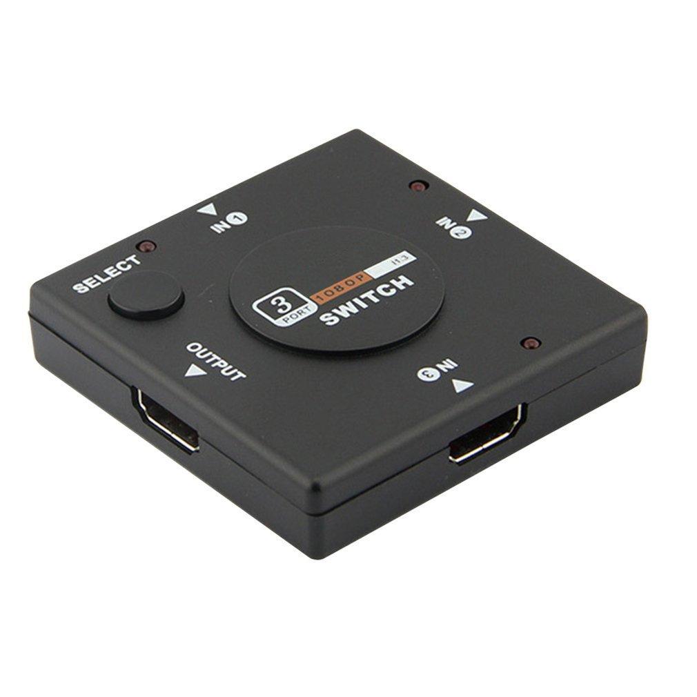 Mini HDMI-compatible Switcher 3 to 1 TV Switch Box 3 Way Selector 1080P 3 in 1 Out HDMI-compatible Splitter Dropshipping Hot