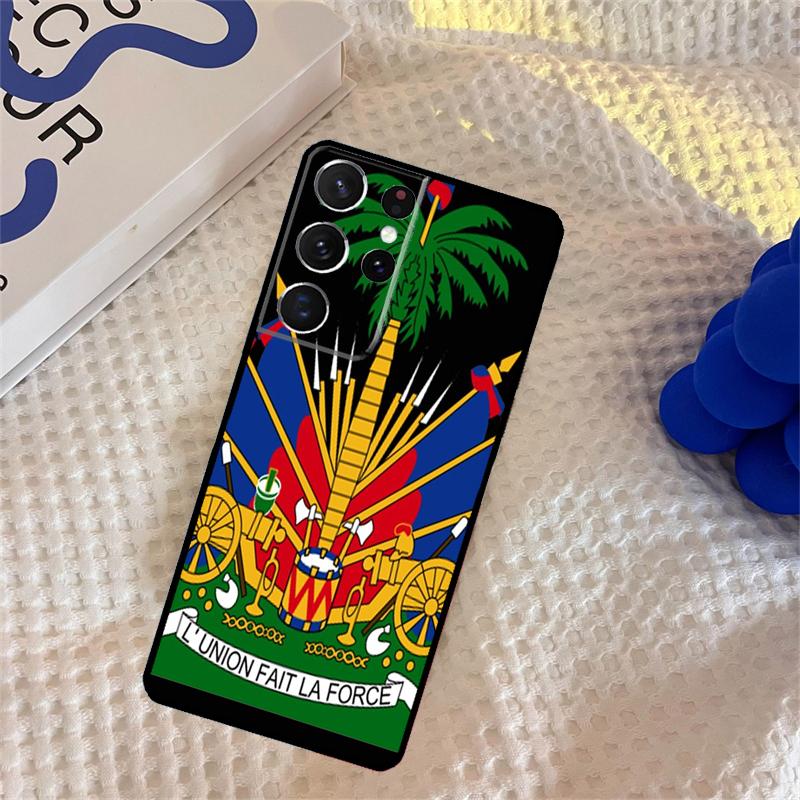 

Haiti Haitian Flag Phone Case For Samsung Galaxy S25 Ultra S9 S10 S20 S22 S21 S23 Plus S24 FE Portector Cover Galaxy S21 FE