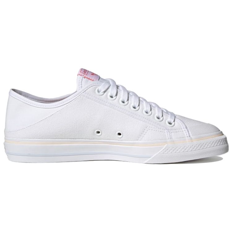 adidas Collapsible Nizza Low White Halo Amber Unisex Sneakers Cloud-White Hazy-Rose GZ8394